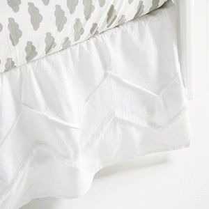 Anthropologie crib skirt